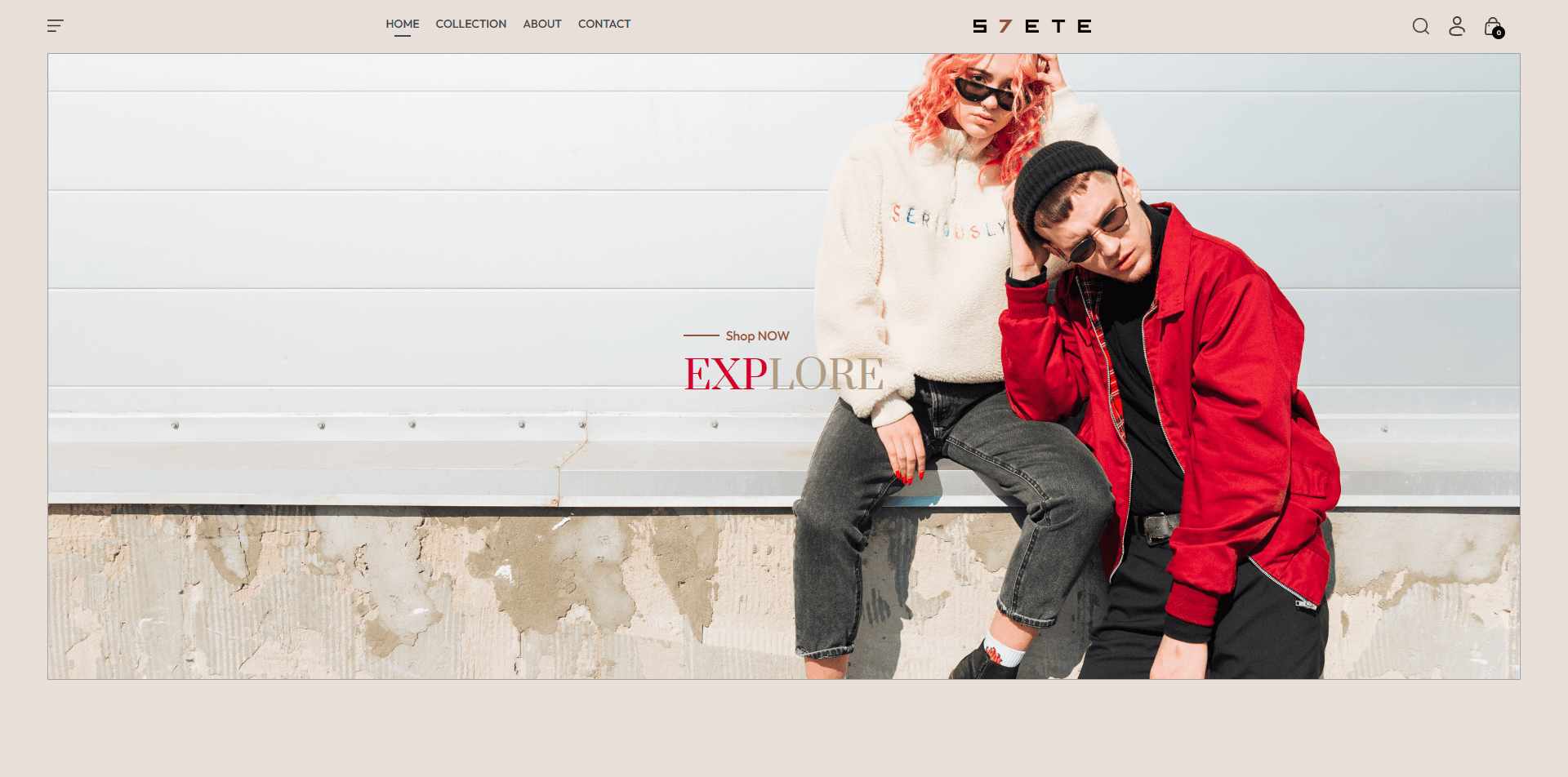 S7ete Studio E-commerce